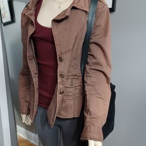 DKNY JEANS womens button up jacket